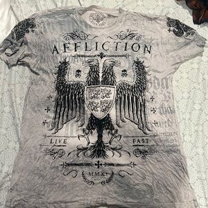 2x Affliction Tshirt Bundle